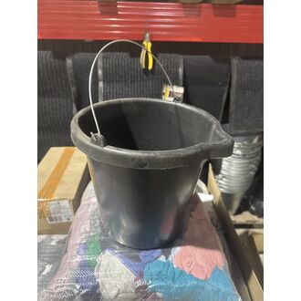 Ведро 12л строительное с носиком (пластиковое) мет ручка