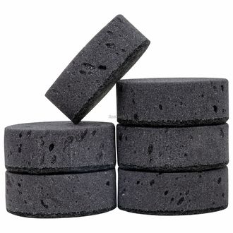Губка для посуды 95х65х35мм 6шт/уп OVAL BLACK LAIMA