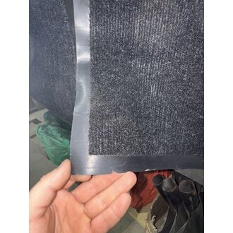 Коврик придверный 80*120см черный, влаговпитывающий