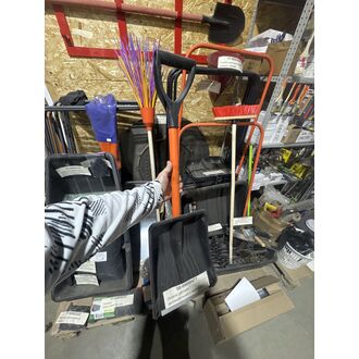 Лопата снеговая автомобильная с черенком