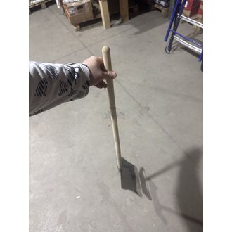 Лопата снеговая детская с черенком (металл)