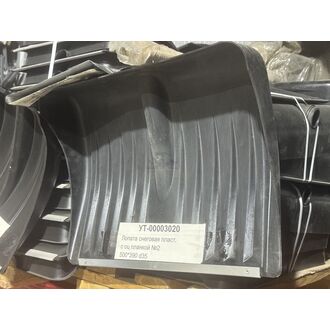 Лопата снеговая пласт. с оц планкой (500*390 d35) №2