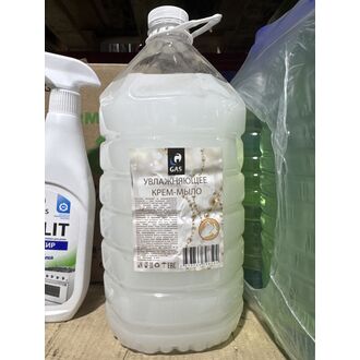 Мыло жидкое крем 4,2л увлажняющее GAS