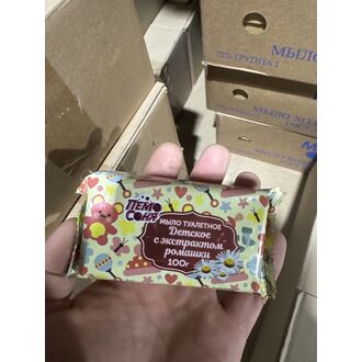 Мыло туалетное 100г ПемоСоня детское с экстратом ромашки 108шт/кор