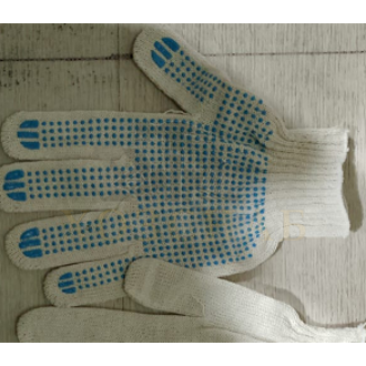 Перчатки х/б с ПВХ 5-ка 10 кл. ЛТ 300пар/мешок