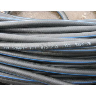 Рукав для сварки и резки металлов (кислород) III класс Д12мм 50м черный ГОСТ 9356-75-С