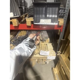 Черенок алюминевый для лопаты без ручки d-32мм