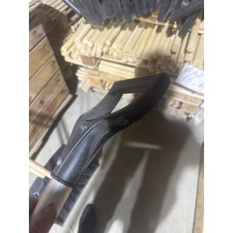 Черенок алюминевый для лопаты с V ручкой d-35мм