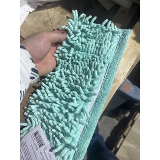 Насадка для мытья пола (МОП) микрофибра 14х44см 2шт/уп короткий и длинный ворс РыжийКот 310489