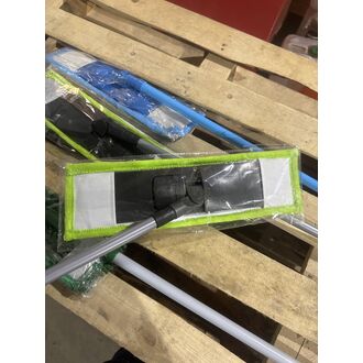 Швабра с насадкой (МОП) микрофибра гладкая карманы 43х13 110см РыжийКот 310474