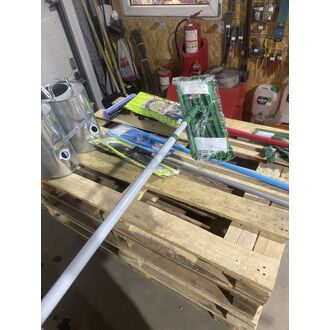 Швабра с насадкой (МОП) микрофибра Лапша 37х12 с телескоп. ручкой РыжийКот, 009385