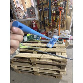 Швабра с насадкой микрофибра гладкая Аквамаг ТВ-010