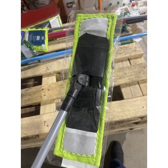 Швабра с насадкой микрофибра черная Аквамаг ТB-014