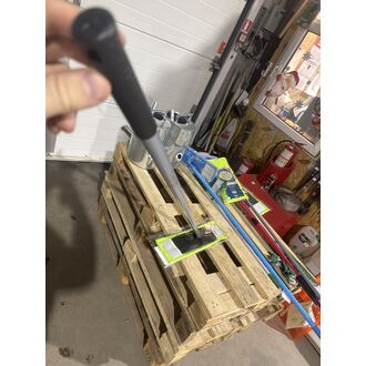 Швабра с насадкой микрофибра черная Аквамаг ТB-014