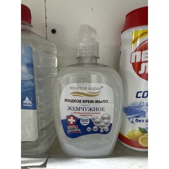 Мыло жидкое крем 500 г ЗОЛОТОЙ ИДЕАЛ 