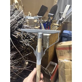 Швабра с метал. тряпкодержателем Лентяйка 120см чер., ~20 см раб. часть