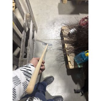 Швабра с метал. тряпкодержателем Лентяйка 120см чер., ~20 см раб. часть